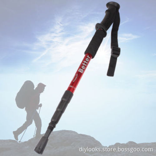 Folding Adjustable Crutch with Compass, 0.5-1.1m Height